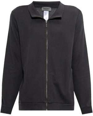 Hanro Travelwear Zip-Up Hoodie - Blue