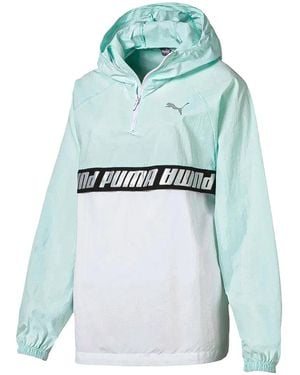 PUMA Half-Zip Windbreaker - Blue