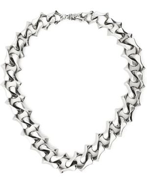 Emanuele Bicocchi Sharp Link Chain Necklace - Metallic