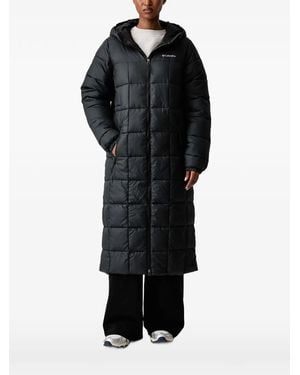 Columbia Quilted Hooded Jacket - Black