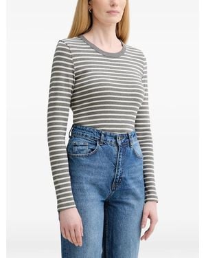 Marc O' Polo Striped Long-Sleeve T-Shirt - Blue