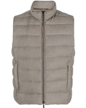 Moorer Padded Down Gilet - Grey