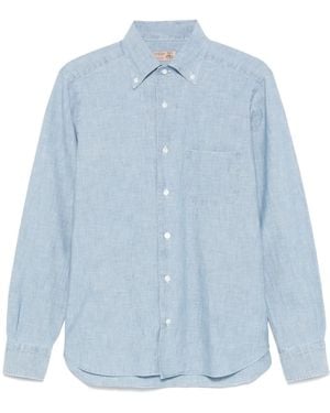Barba Napoli Chambray Shirt - Blue