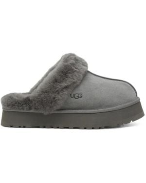 UGG Disquette Mules Aus Wildleder - Grau