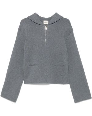 Khaite Aman Hoodie - Grey