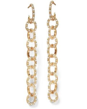 Coomi Diamond Link Earrings - Metallic