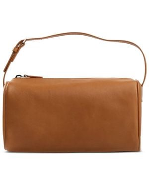 The Row Leather Clutch Bag - ブラウン
