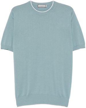 Canali Cotton T-shirt - Blue