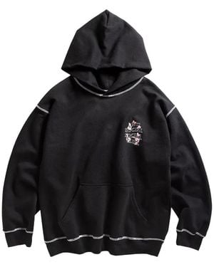 ANTI SOCIAL SOCIAL CLUB Hoodie À Fleurs - Black