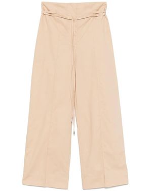 Liu Jo Cotton Pants - Natural