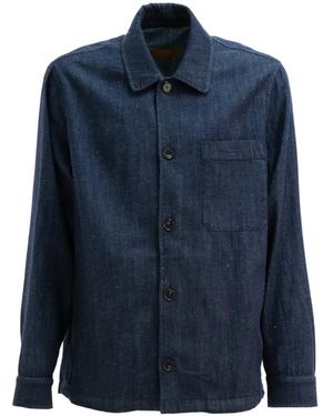 Cruna Cardiff Shirt Jacket - Blue