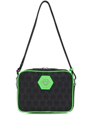 Philipp Plein Belt Bag Jacquard Monogram - Green