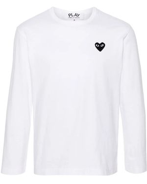 COMME DES GARÇONS PLAY Cotton T-Shirt - White