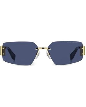 Marc Jacobs Gafas De Sol Con Montura Rectangular - Azul