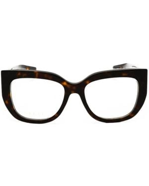 Gucci Cat-Eye Frame Glasses - Black