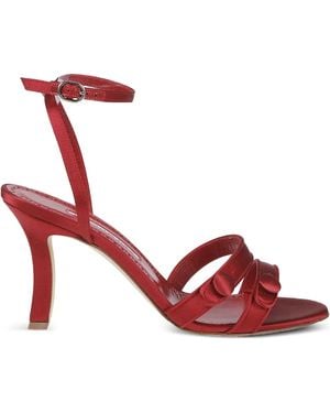 Manolo Blahnik 90Mm Neusita Sandals - Red