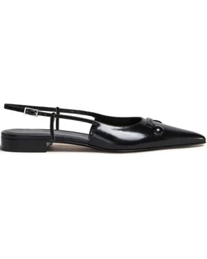 Marni Slingback Sandalen Met Puntige Neus - Zwart
