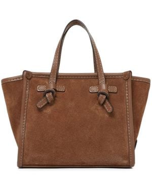 MARCELLA CLUB Miss Marcella Knot-Detail Tote Bag - Brown