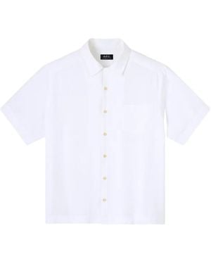 A.P.C. Jude Short-Sleeve Shirt - White