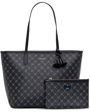 Joop! Medium Cortina Lara Logo-Plaque Tote Bag - Black