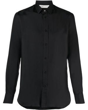 MODES GARMENTS Buttoned Silk Shirt - Black