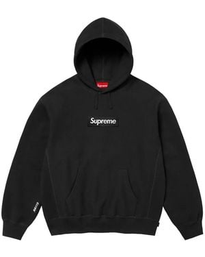 Supreme Bling Box Logo Hooded Sweatshirt in Blue for Men | Lyst UK