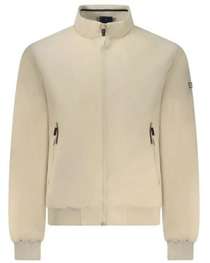 Norway 1963 Logo-Patch Bomber Jacket - Natural