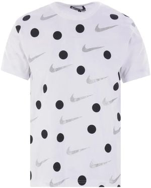 COMME DES GARÇON BLACK X Nike Polka Dot-Pattern T-Shirt - White
