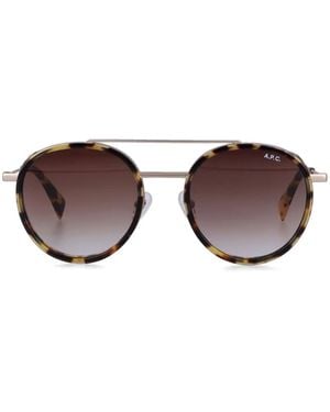 A.P.C. Gafas de sol Nico - Marrón
