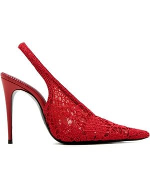 Magda Butrym 105 Mm Gehaakte Slingback Pumps - Rood