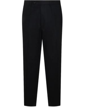 Berwich Virgin Wool Trousers - Black