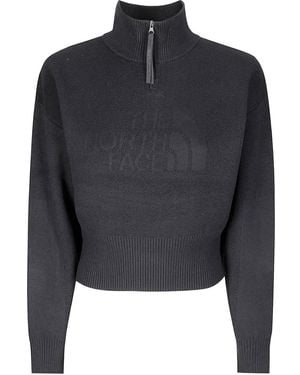 The North Face Zip-Neck Jumper - Blue