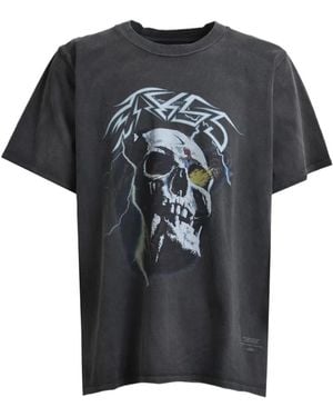 JUN/NAKAYAMA Feel Graphic-Print T-Shirt - Black