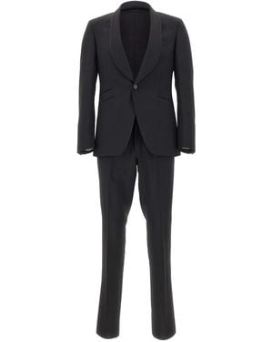 Carlo Pignatelli Buttoned Suit - Black