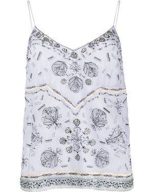 PUCCI Conchiglie-print Silk Camisole Top - Multicolour