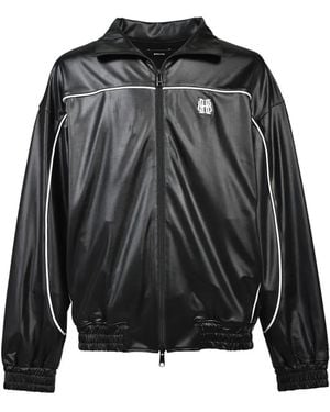 BREATH Piping Zip-Up Jacket - Black