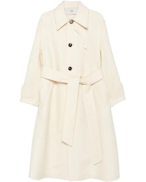 Ami Paris ベルテッド コート - ナチュラル