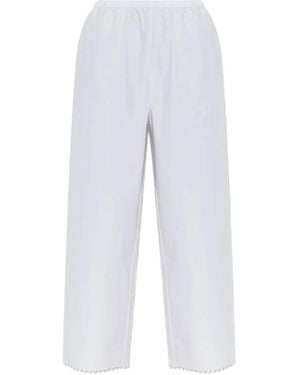 Rohe Scalloped Trousers - White