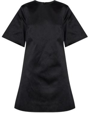 By Malene Birger Harperz Short-Sleeve Mini Dress - Black