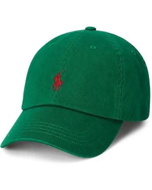 Polo Ralph Lauren Logo-Embroidered Baseball Cap - Green