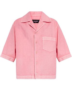 DSquared² Blouse Met Zak En Knopen - Roze