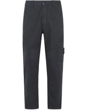 Stone Island Button-Fastening Trousers - Grey