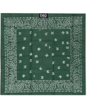 Dolce & Gabbana Écharpe À Imprimé Cachemire - Green