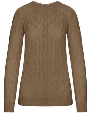 Ralph Lauren Cable-Knit Cashmere Jumper - Natural
