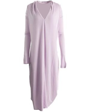 TOTEME Midikleid mit V-Ausschnitt - Lila