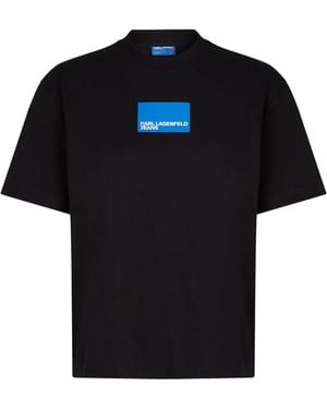 KARL LAGERFELD Box Logo T-Shirt - Black