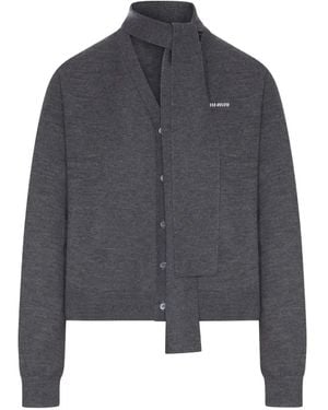 Miu Miu Wool Cardigan - Grey