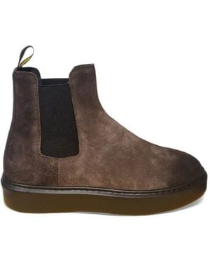 Doucal's Suede Chelsea Boots - Brown