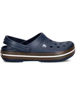 Crocs™ Crocband Clogs Mit Perforiertem Logo-Patch - Blau