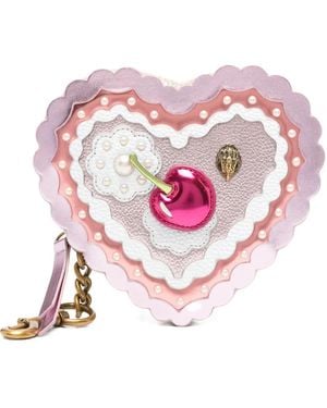 Kurt Geiger Heart Cake Bag Charm - Pink